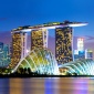 Đường chân trời Singapore (Singapore Skyline) về đêm